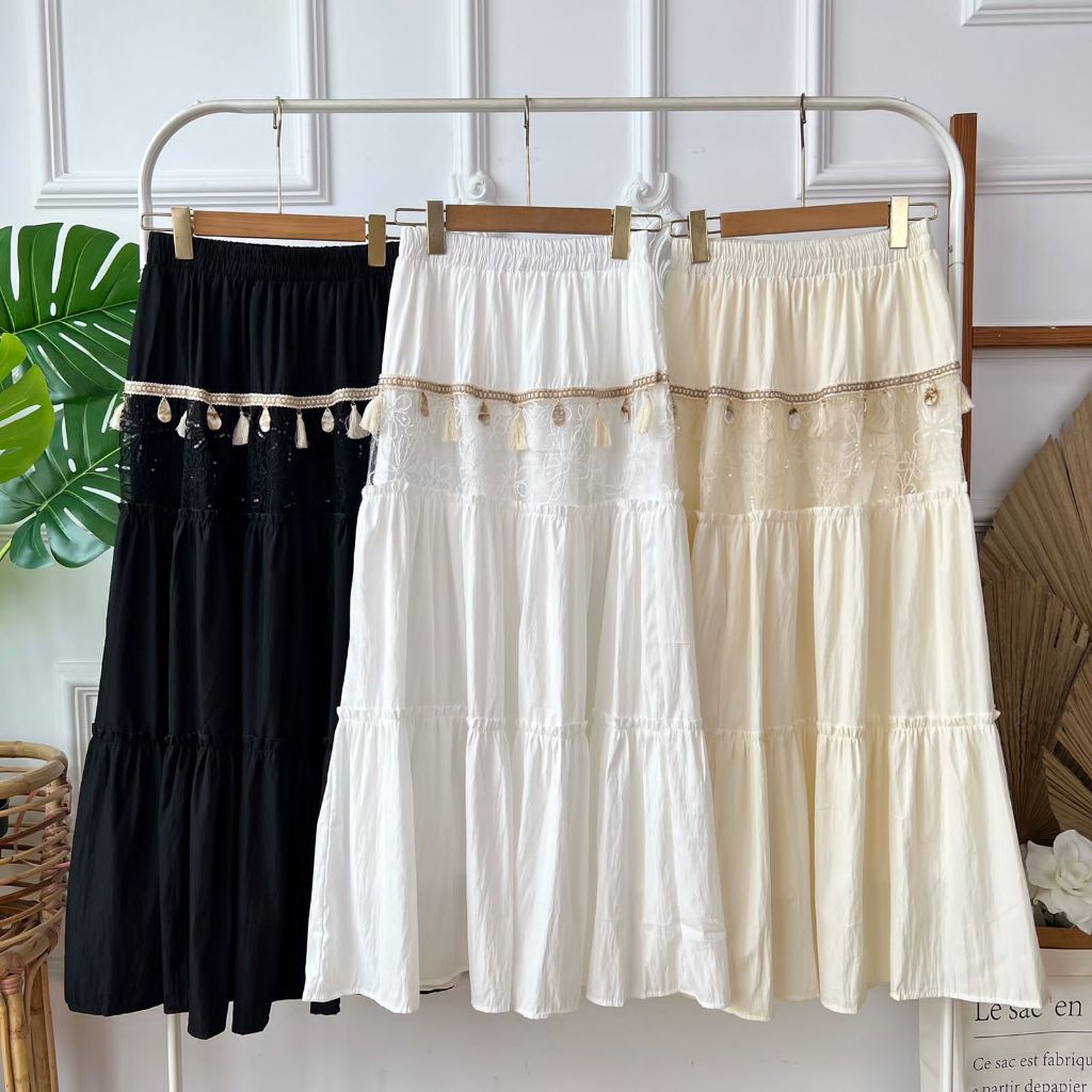 Rumbai Tassel Skirt / Rok Wanita
