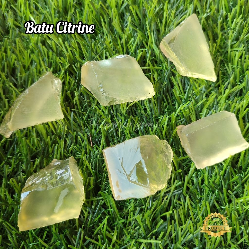 Bahan Batu Citrine Asli Natural / Bongkahan Batu Citrine / Lempengan Batu Citrine