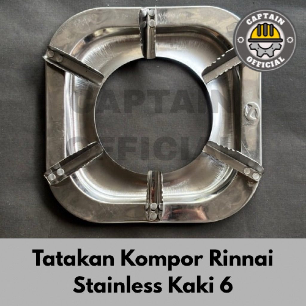 Tatakan Kompor Rinnai Stainless Kaki 6