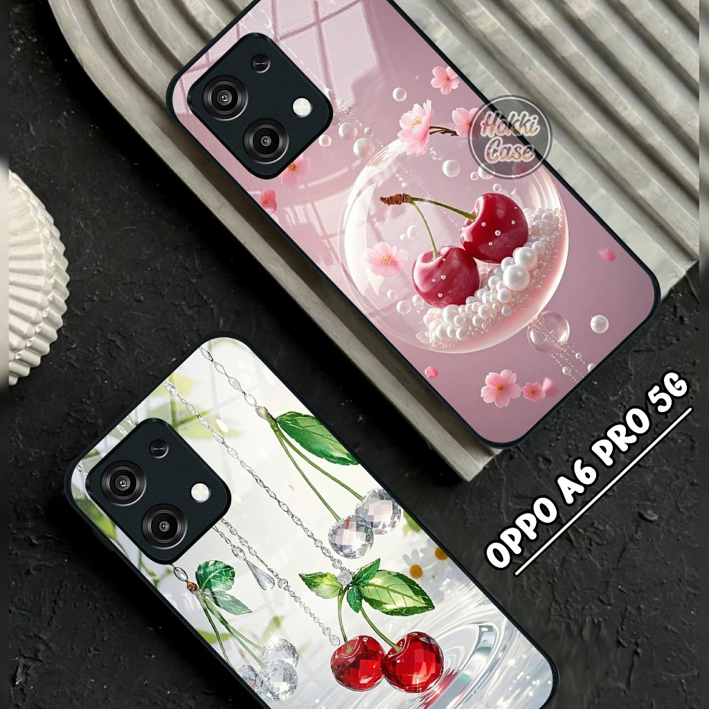Case Oppo A6 Pro - Softcase Glass Oppo A6 Pro - Casing Oppo A6 Pro Terbaru - Silikon Oppo A6 Pro - K