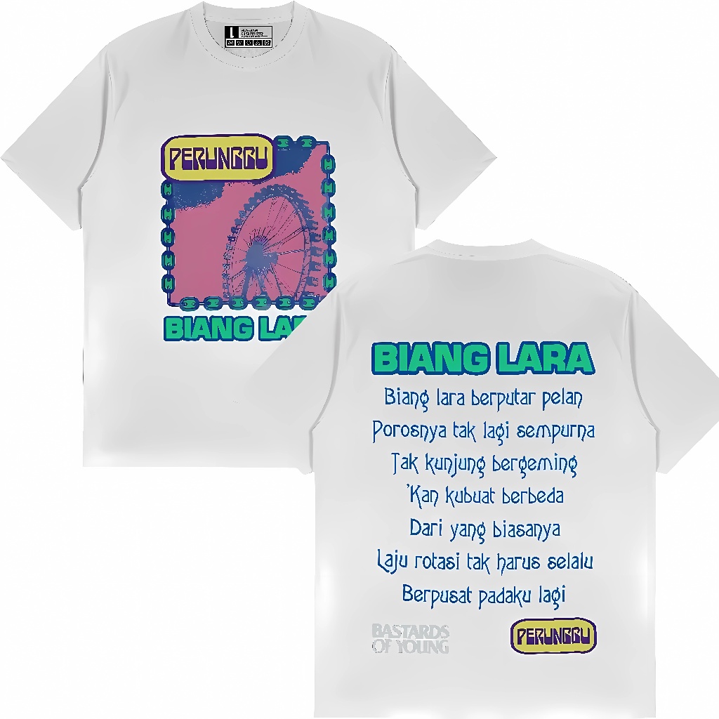 PERUNGGU - BIANG LARA / KAOS BAND PERUNGGU DISTRO MUSIK PRIA WANITA UNISEX kaos kekinian terbaru kao