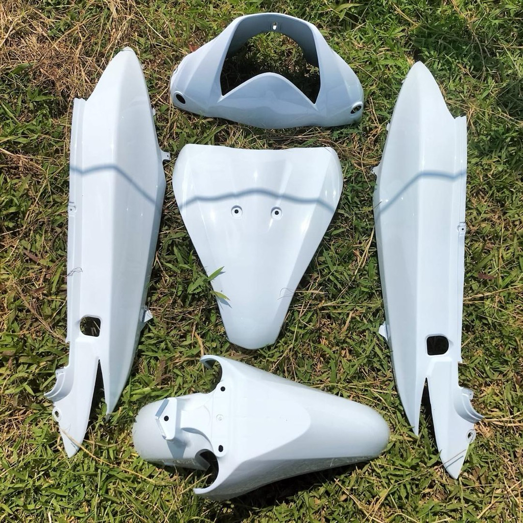 body halus fullset spacy karbu warna putih