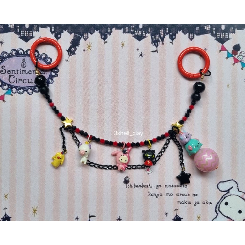 Sentimental Circus bagcharm phone charm gantungan