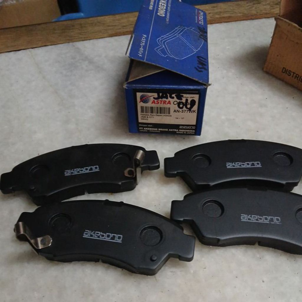 kampas rem depan honda jazz, honda brio AKEBONO