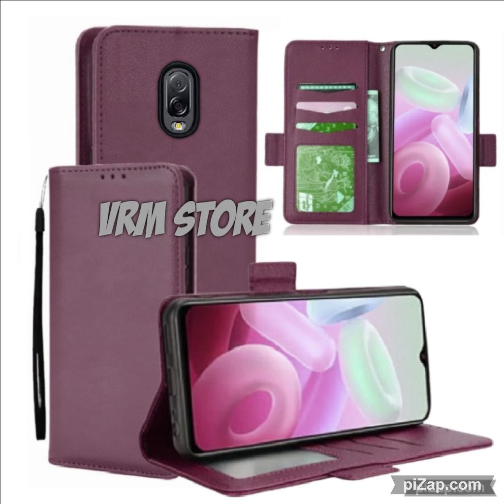 Case Dompet Hp Samsung J7 Plus Case Dompet Casing Hp Flip Kulit Case Wallet Leather Cover