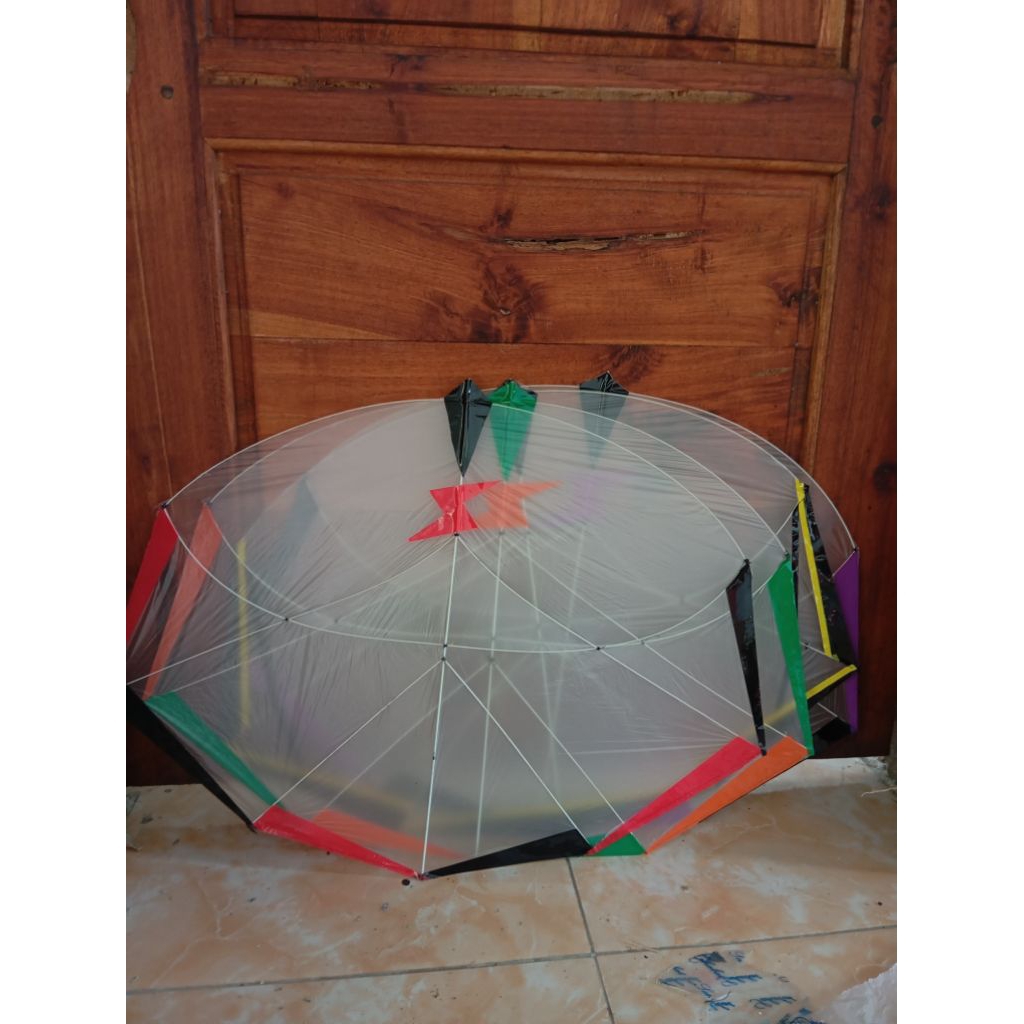 layang layang papiran mini warna-warni,,,full fiber. RANDOM