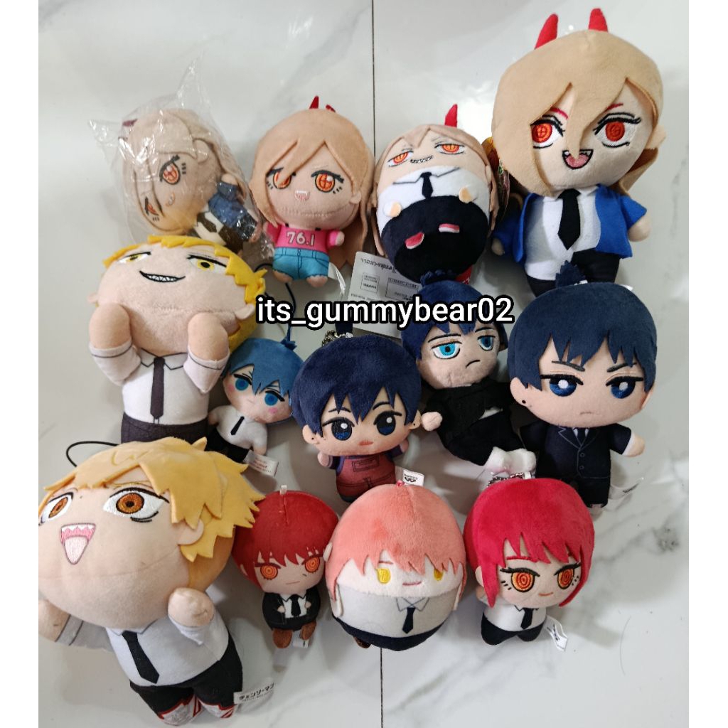 [Official] CHAINSAW MAN big taito furyu tomonui chibigurumi fuwakororin nesoberi Aki Hayakawa Denji 