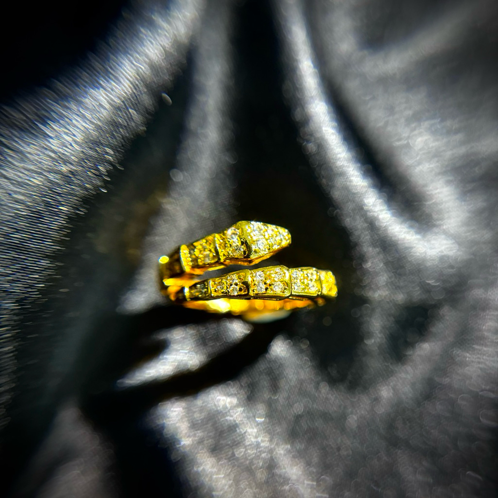 Cincin Emas Pasir Vietnam 100% Asli