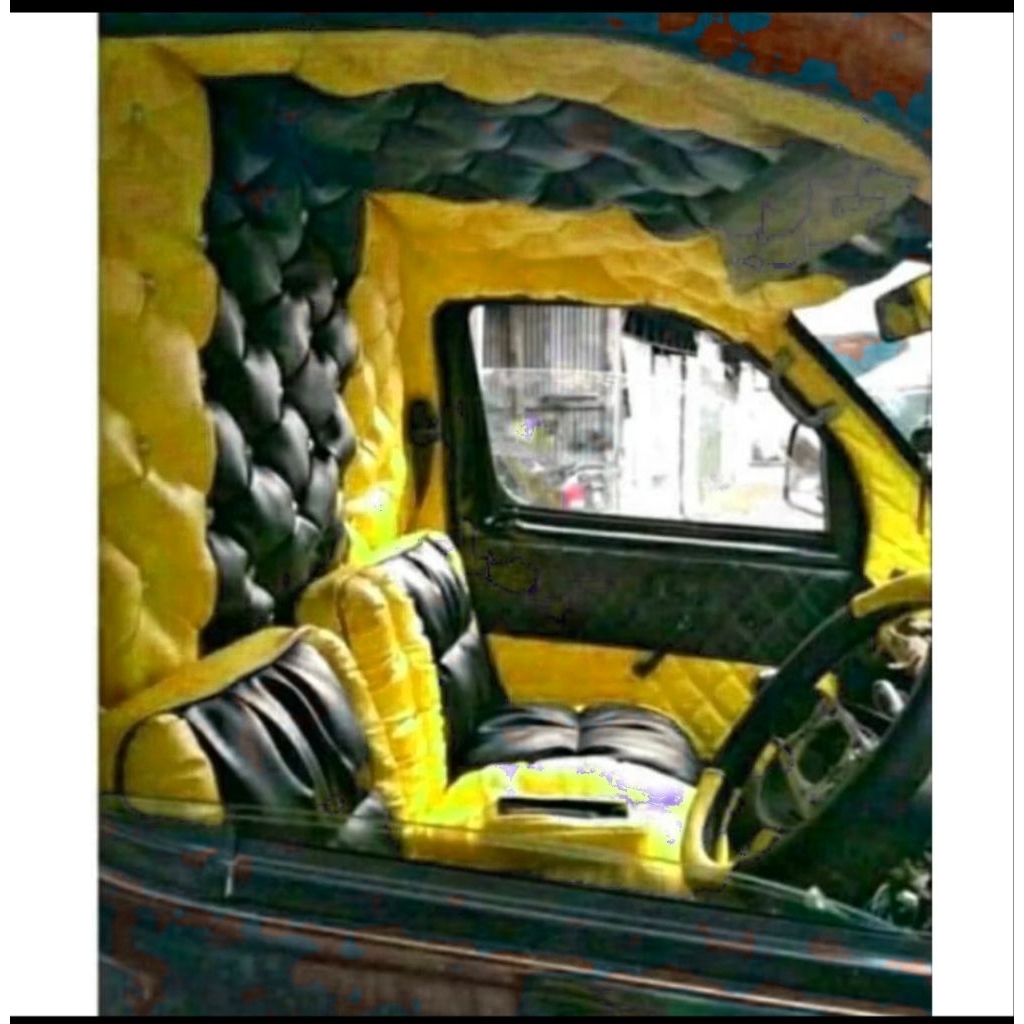 sarung jok /lapis plafon/cover kabin belakang jok mobil pick upnew carry,carry futura1.5,Gran max, L