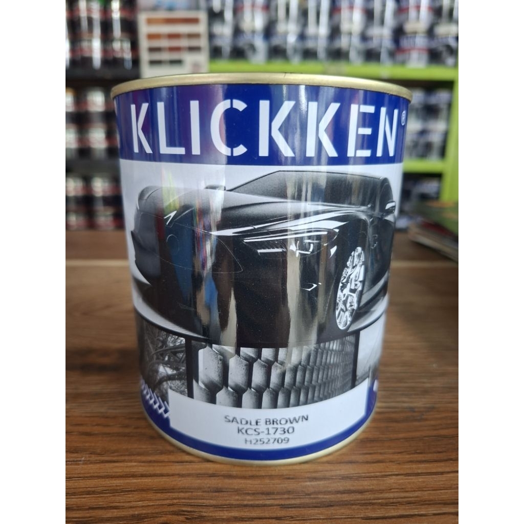 cat NC cat duco cat kayu cat besi KLICKKEN SADLE BROWN (coklat tua)
