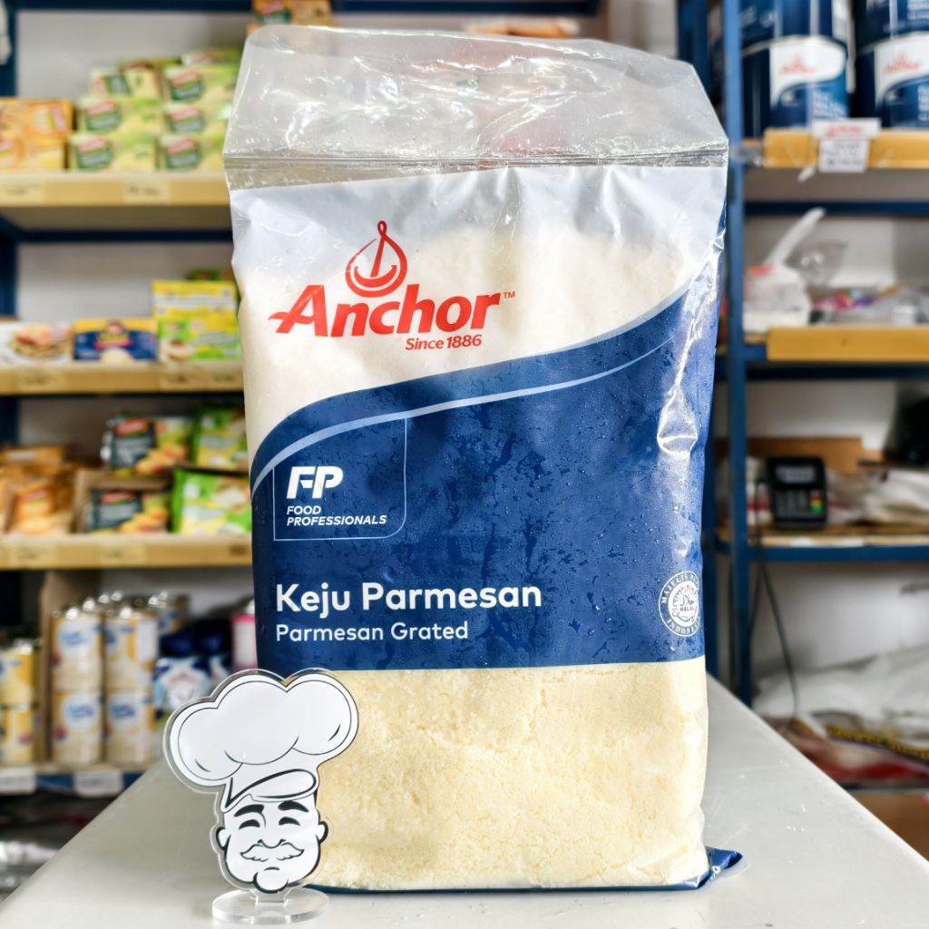 Keju Parmesan Anchor 1Kg / Keju Parmesan Bubuk Anchor 1Kg / Parmesan cheese 1Kg / Keju tua 1Kg