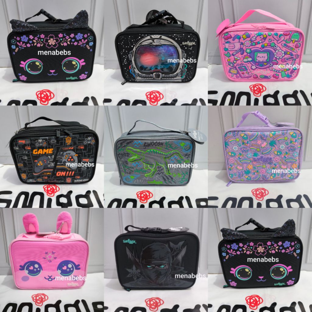 Smiggle Lunchbox Square Attach Hey / Hi There original