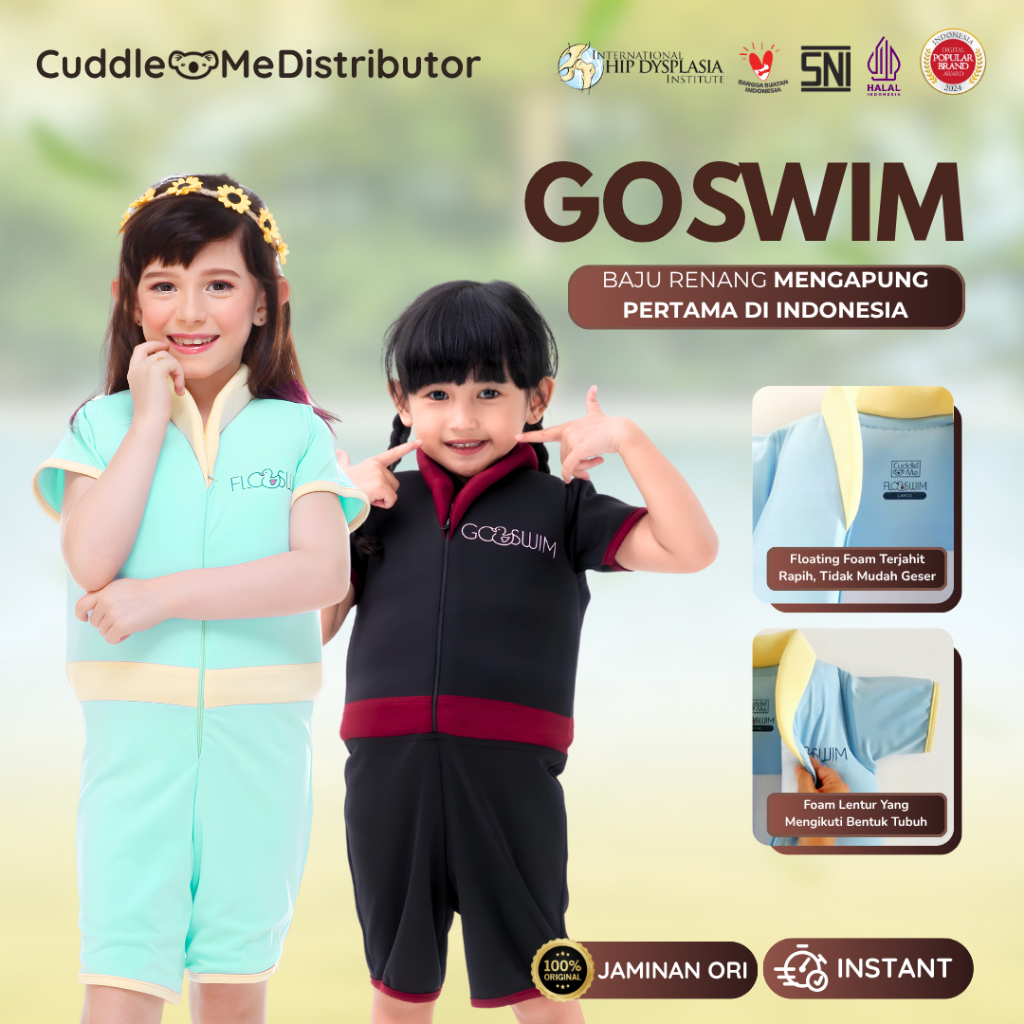 Cuddle Me Floswim Cuddle Me Baju Renang Anak Apung mengapung CuddleMe Pelampung CuddleMe