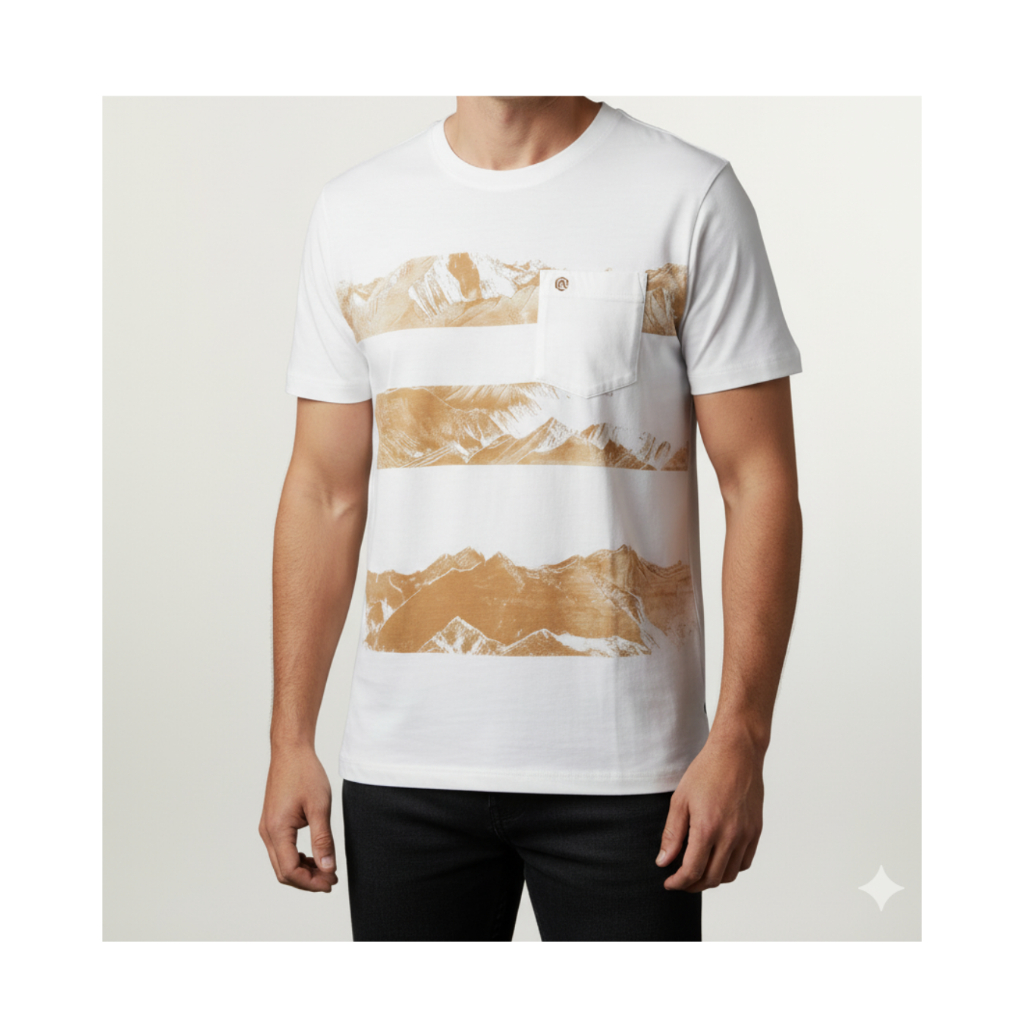 Remix Jeans Kaos Pria | Kaos Casual Lengan Pendek | Baju Cowok Simple