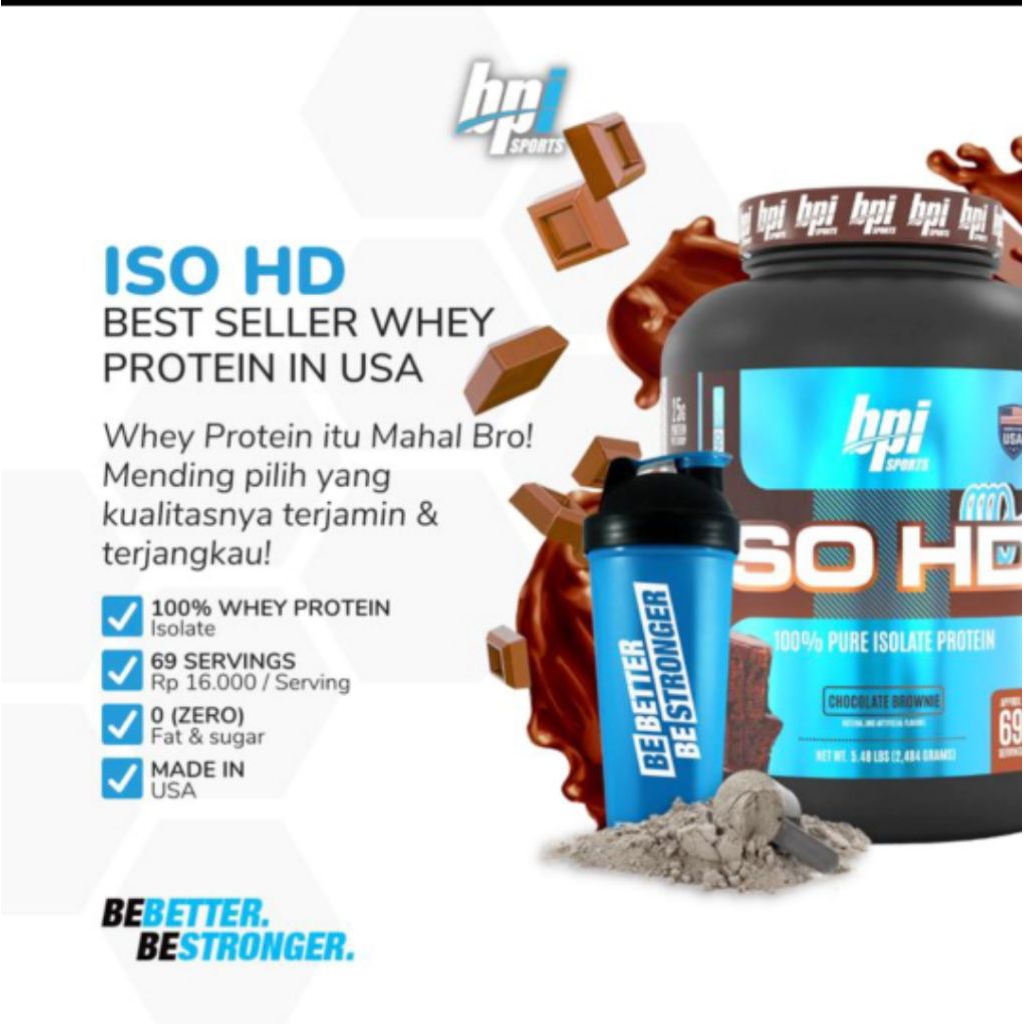 BPI Sport Iso HD 5Lbs Whey Isolate