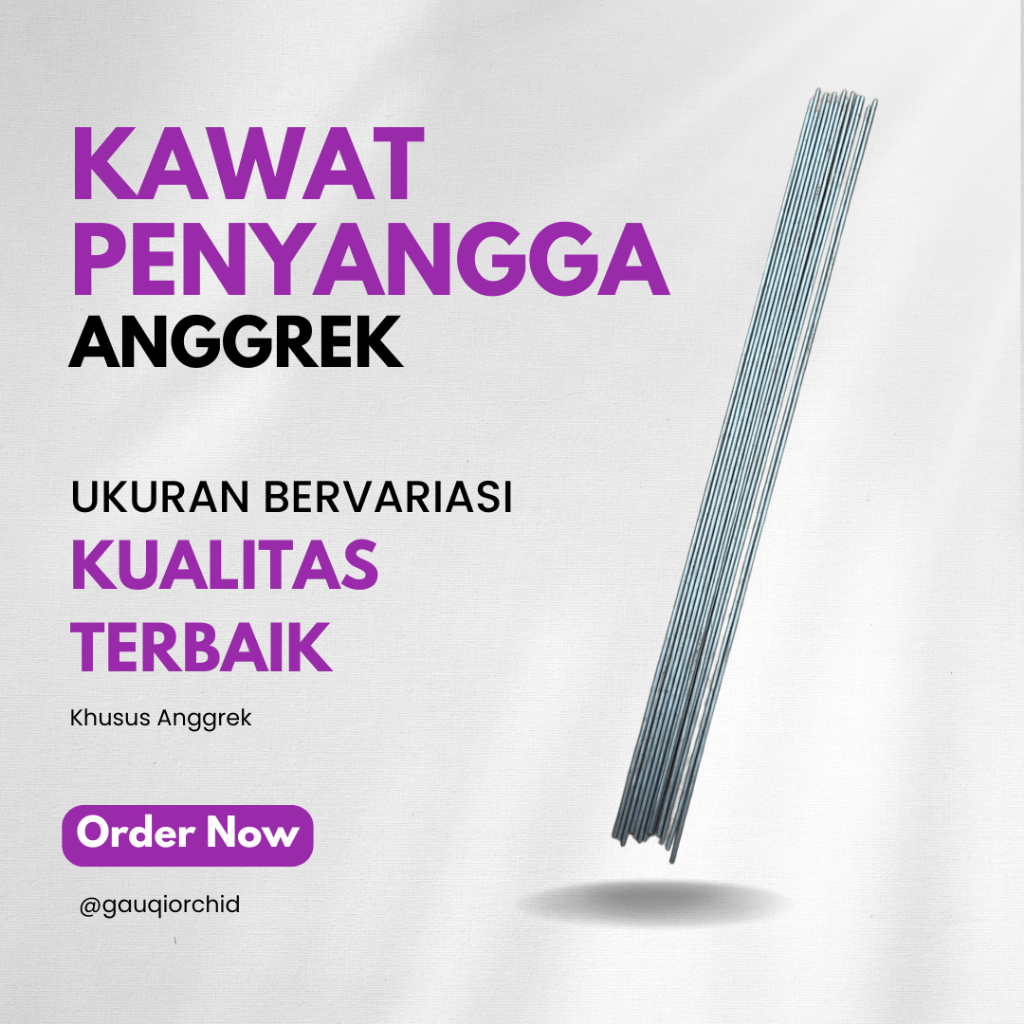 Kawat Penyangga Tanaman Anggrek Bulan
