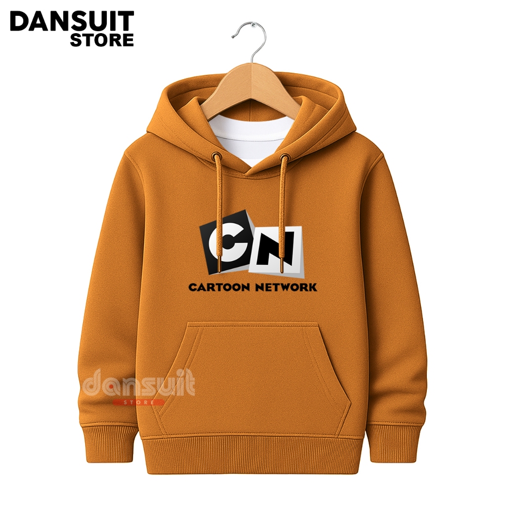 Sweater Hoodie Anak Laki-laki/Perempuan Umur 4-14 Tahun Motif Sablon CARTOON NETWORK Bahan Tebal Pre