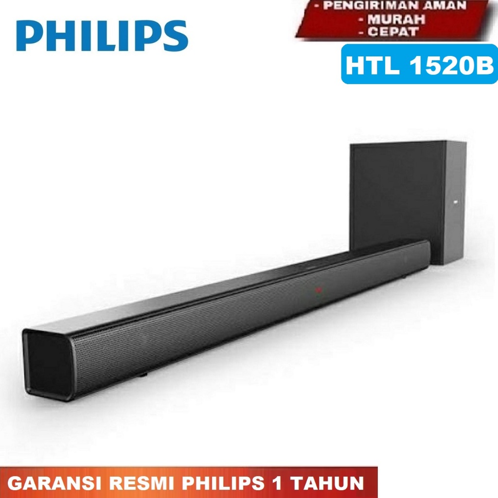 PHILIPS HTL 1520B WIRELESS SUBWOOFER SOUNDBAR 2.1 CH PHILIPS HTL1520B