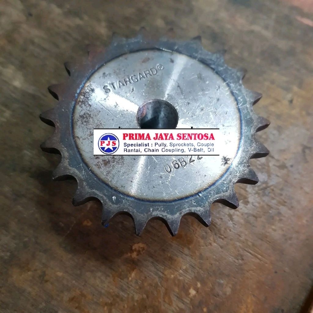 SPROCKET SINGLE 06B - 22T GEAR CHAIN BRITISH  RANTAI 06B GIGI 22
