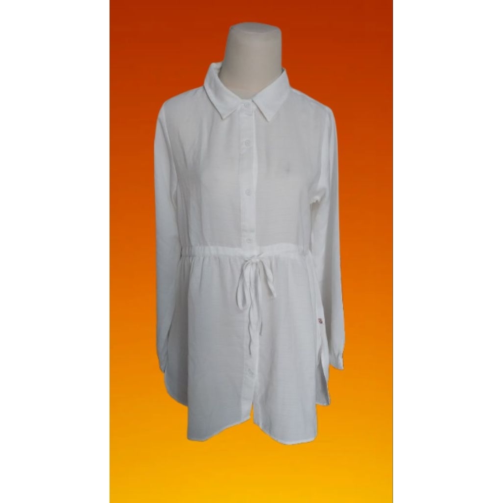 kemeja putih wanita emba super diskon