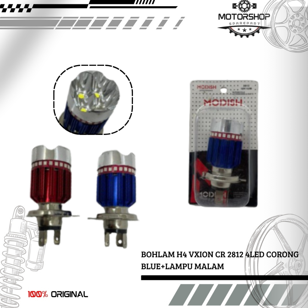 BOHLAM H4 VXION CR 2812 CORONG + LAMPU MALAM