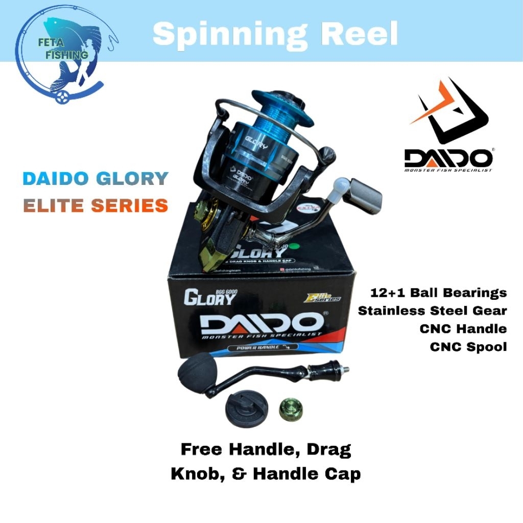 Reel Daido Glory Elite Series BGG 6000 Reel Laut Bagan