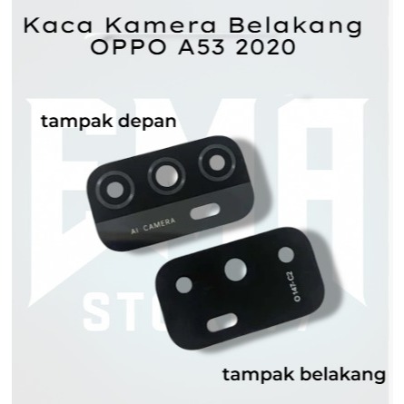 Kaca pengganti Lensa Kamera Belakang OPPO A53 2020