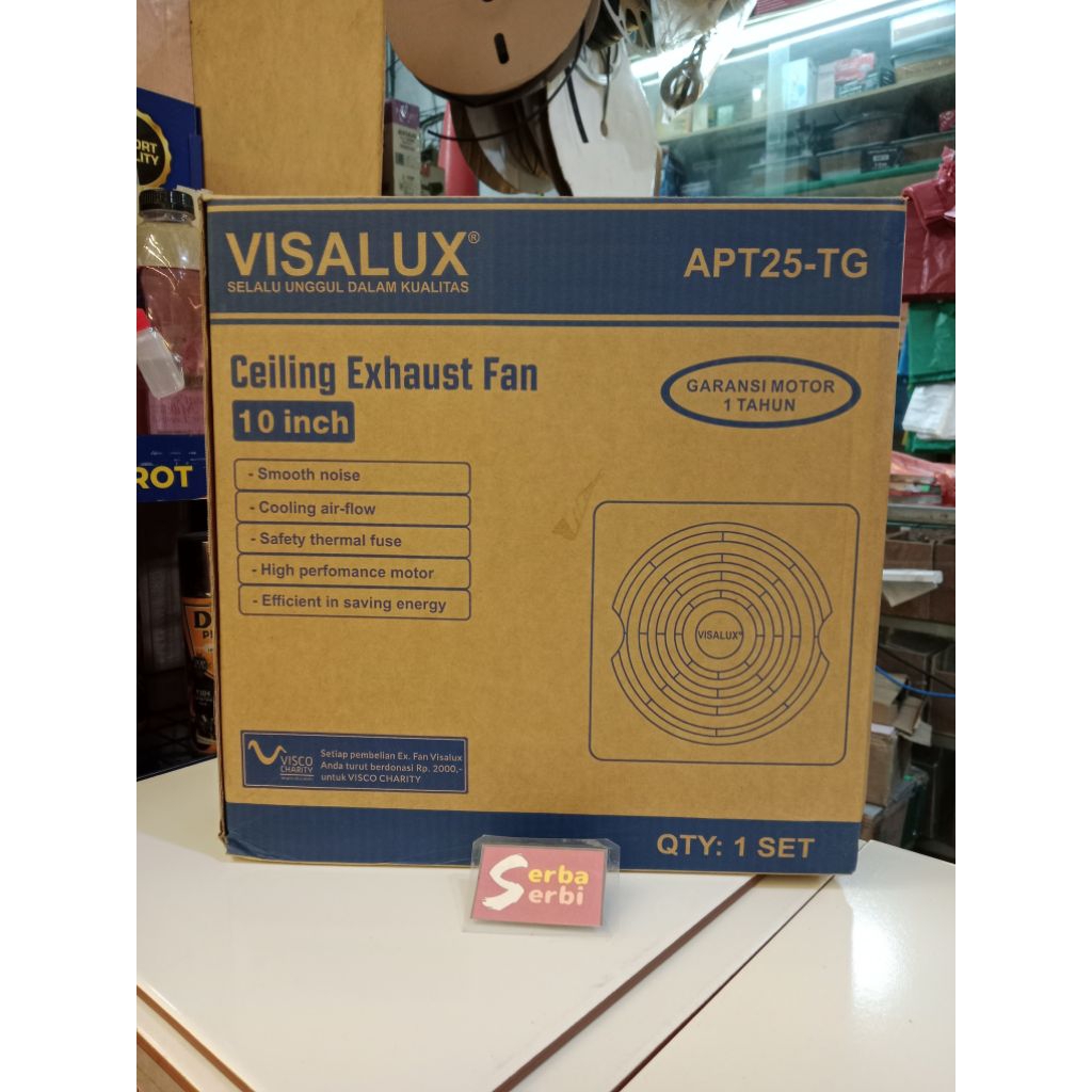 -APT 25-TG VISALUX-Kipas ceiling exhaust fan 10" palfon