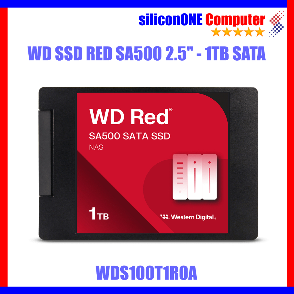 WD SSD Red SA500 1TB SATA3 2.5" 7mm