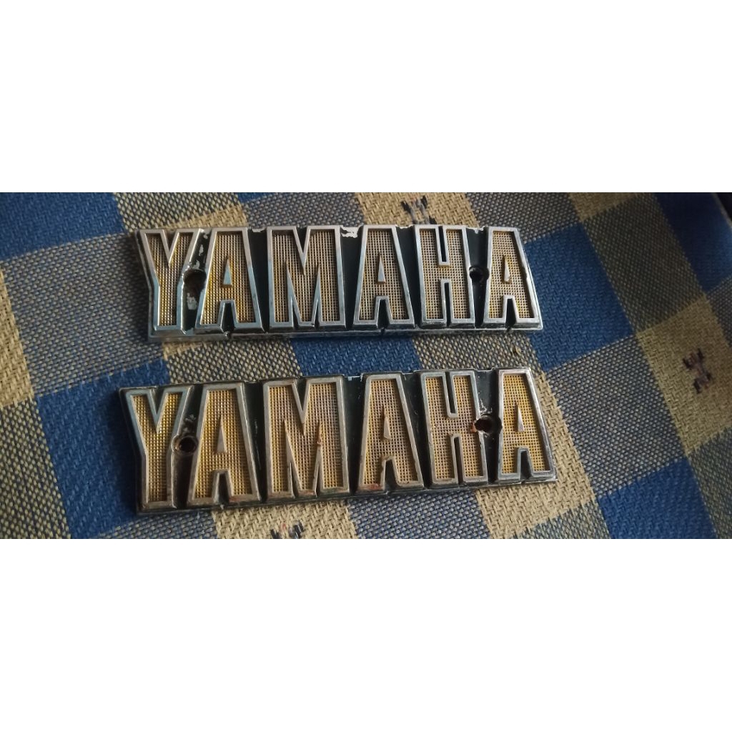 Emblem tangki yamaha rx100 original bekas