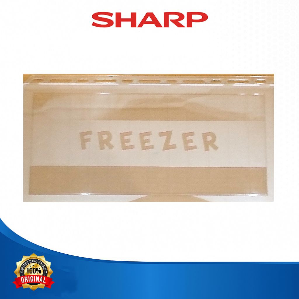 tutup kulkas 1 pintu Sharp - Tutup Pintu Freezer Kulkas Sharp Bukaan Keatas Original Sharp
