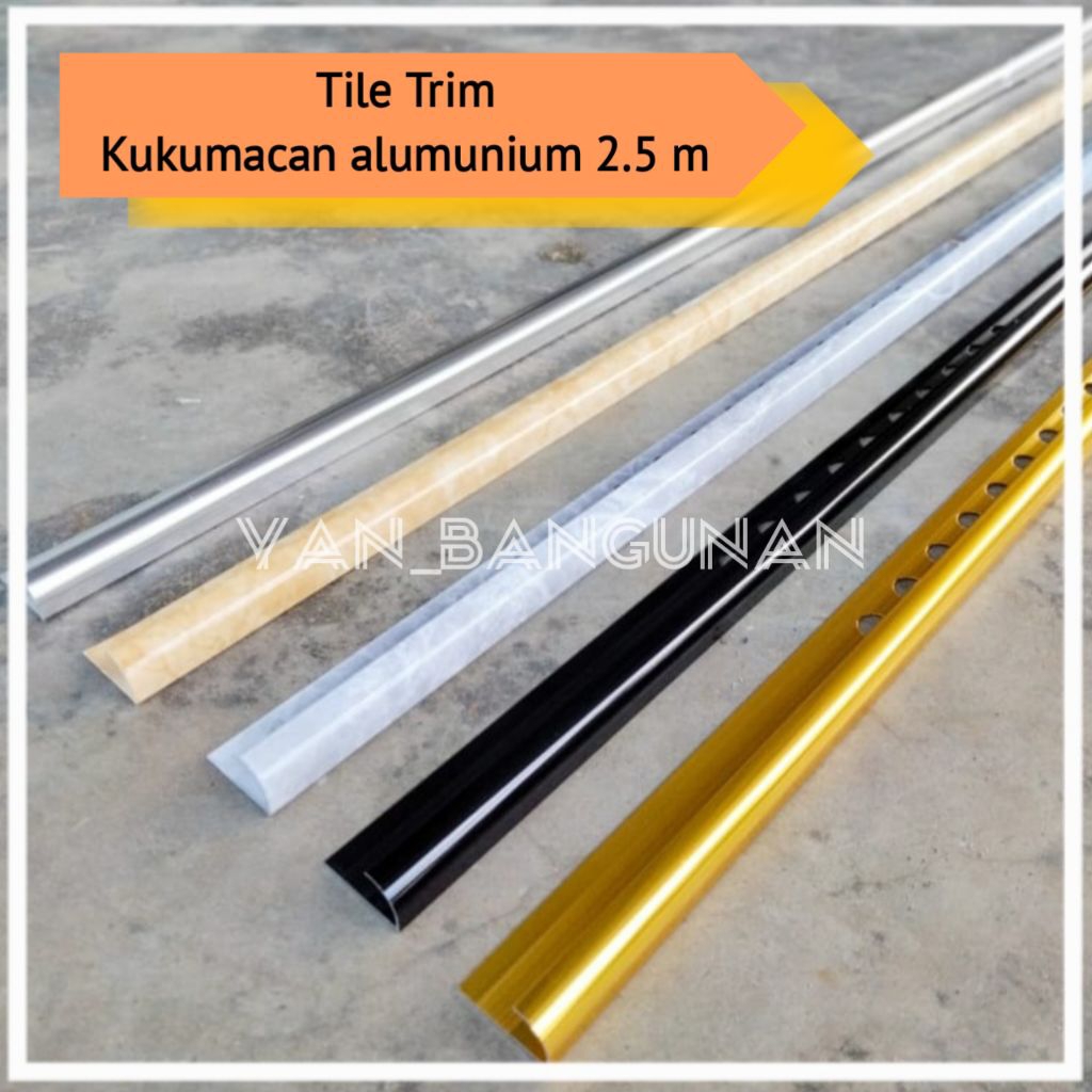 Kuku macan / tile trim / kukumacan alumunium keramik dan granit