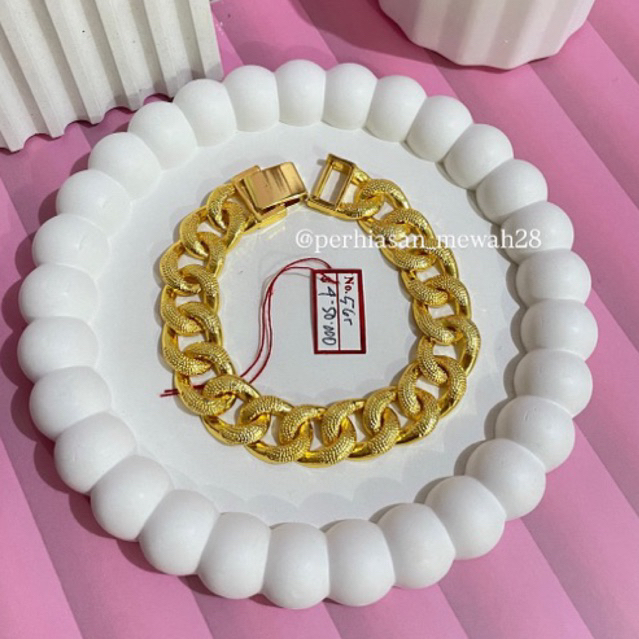 gelang wanita rantai medan jumbo/cocok untuk kondangan