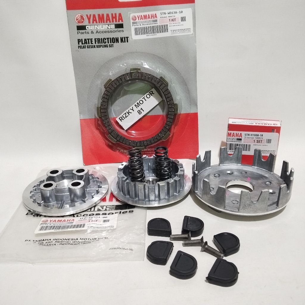 RUMAH KOPLING+ALKOP KOPLING+KAMPAS KOPLING+PER KOPLING KARET KOPLING (1FD)