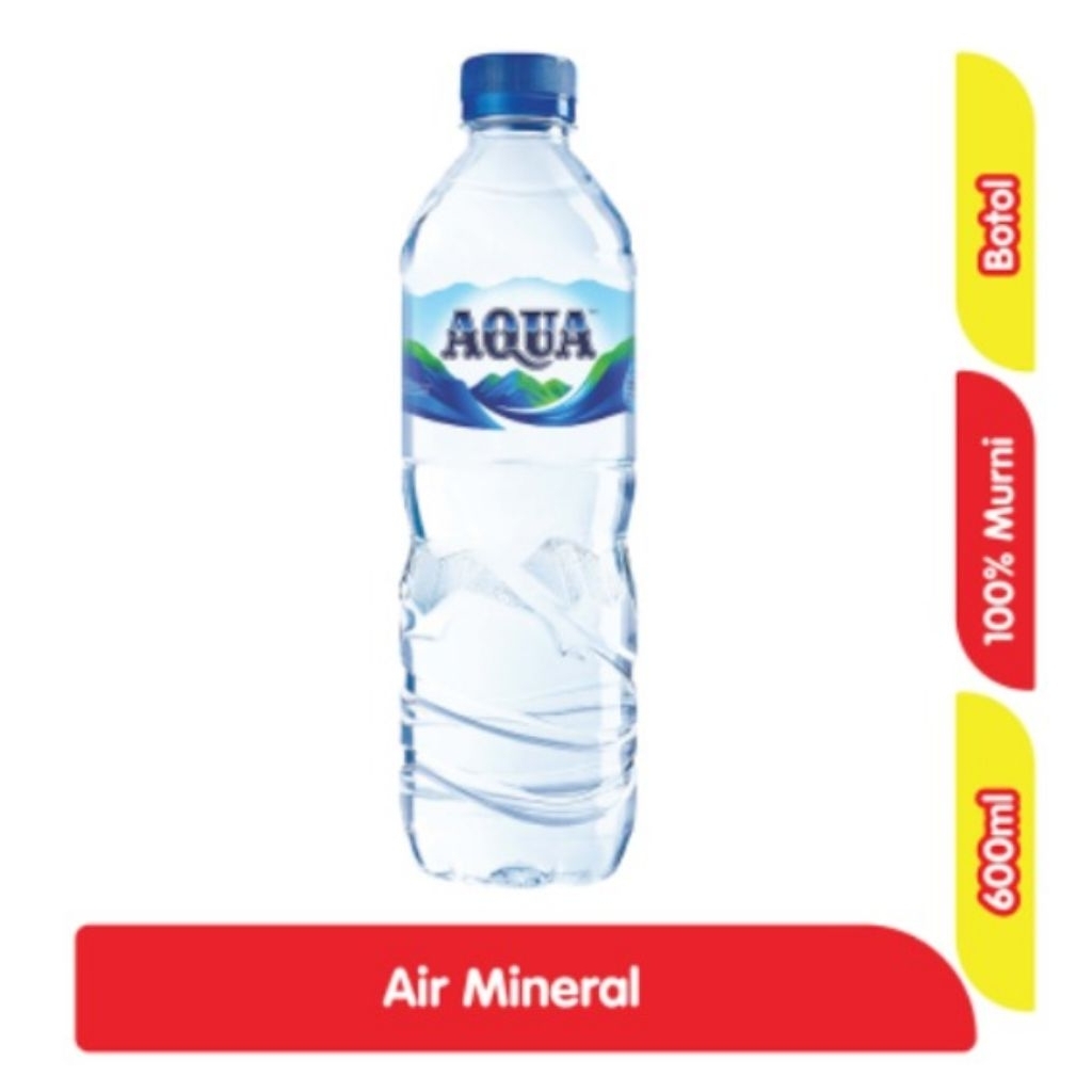 Aqua Air Botol Sedang 600 ml