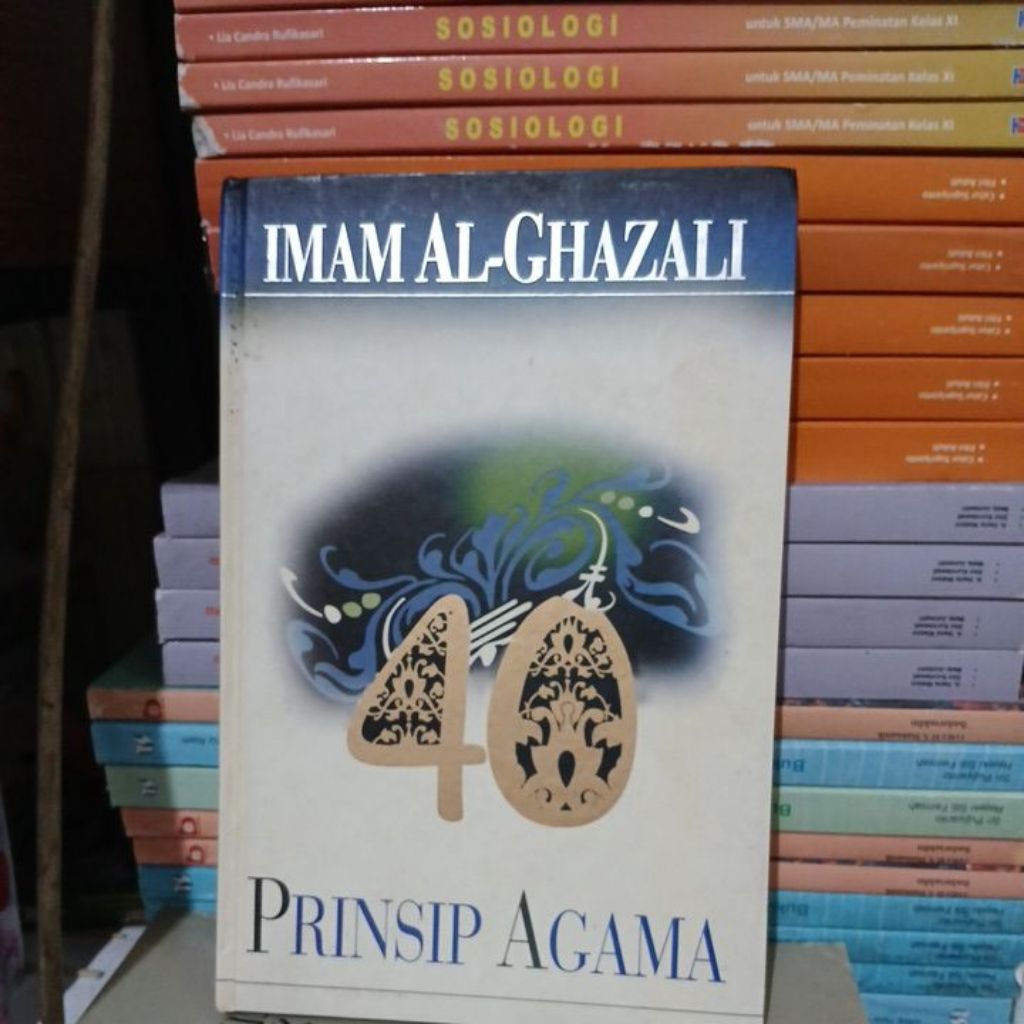 40 prinsip agama buku bekas sampul hard cover