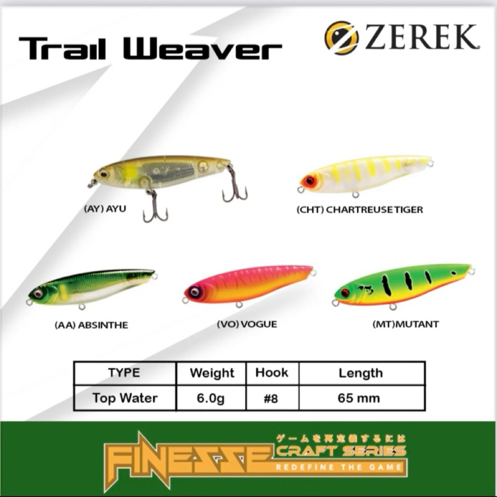 Zerek Trail Weaver Warna CHT-LC-AYU