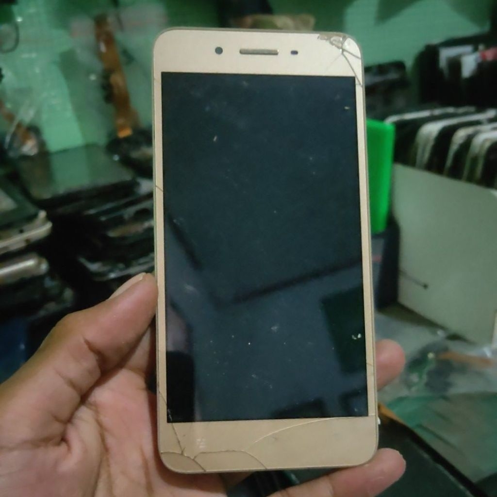 BAZEL MIDDLE FRAME TATAKAN LCD VIVO Y55 ORI COPOTAN KONDISI MULUS