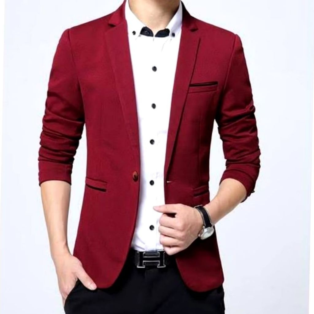 Jas premium terbaru,blazer cowo elegan,jas semi formal,jas pria model terbaru,blazer pria casual