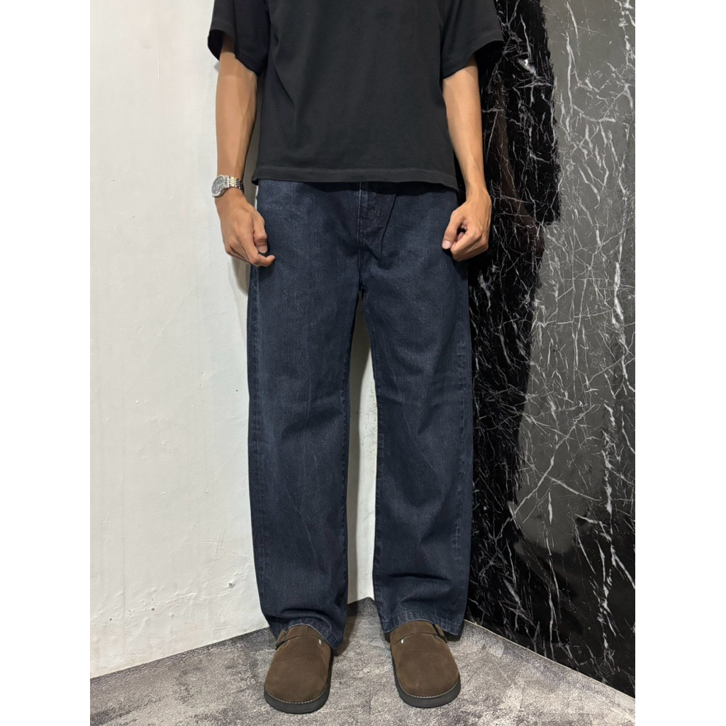 Baggy Pants Denim Indigo Navy by 8 SECOND