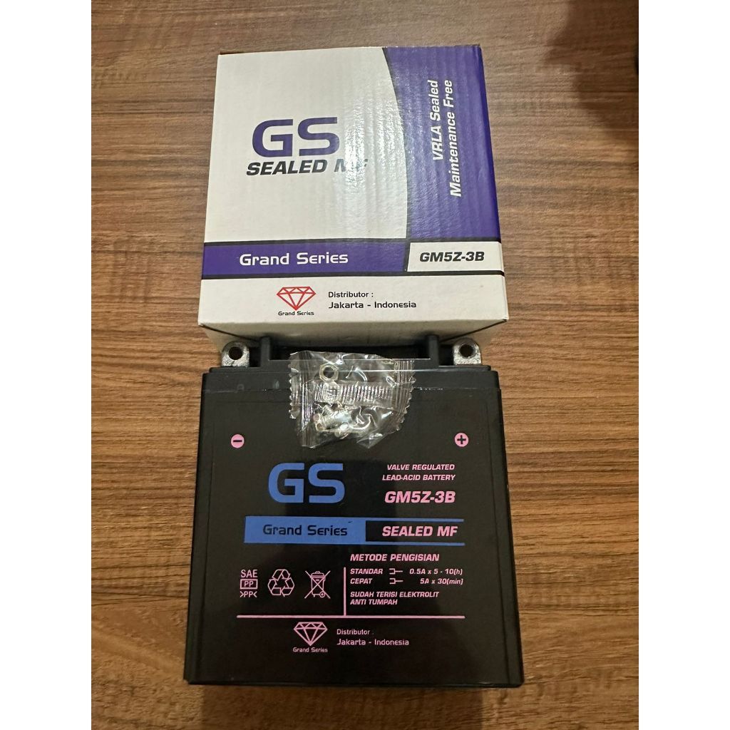 (GS) Aki Motor GM5Z - 3B Battery 12V 5AH 10HR Motor