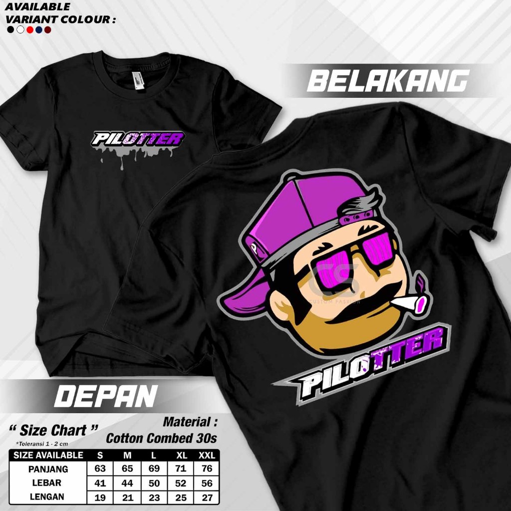 KAOS PLTR KAOS APAREL KAOS PILOTER P KAOS DISTRO V7