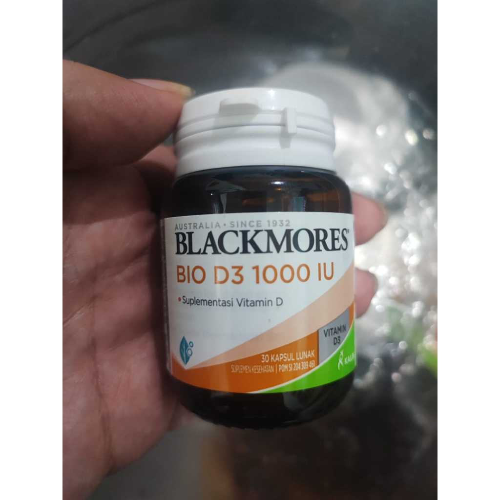 BLACKMORES D3 1000IU (30 CAPS) KALBE FARMA ORIGINAL BPOM MULTI VITAMIN