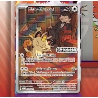 Meowth Tim Roket Promo 253/SV-P Set Kolektor Sealed