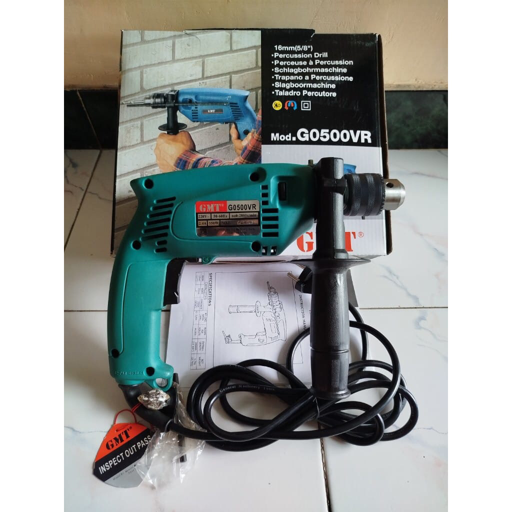 Bor Listrik Serbaguna GMT G0500VR 13mm Original Made By GMT Japan Technology