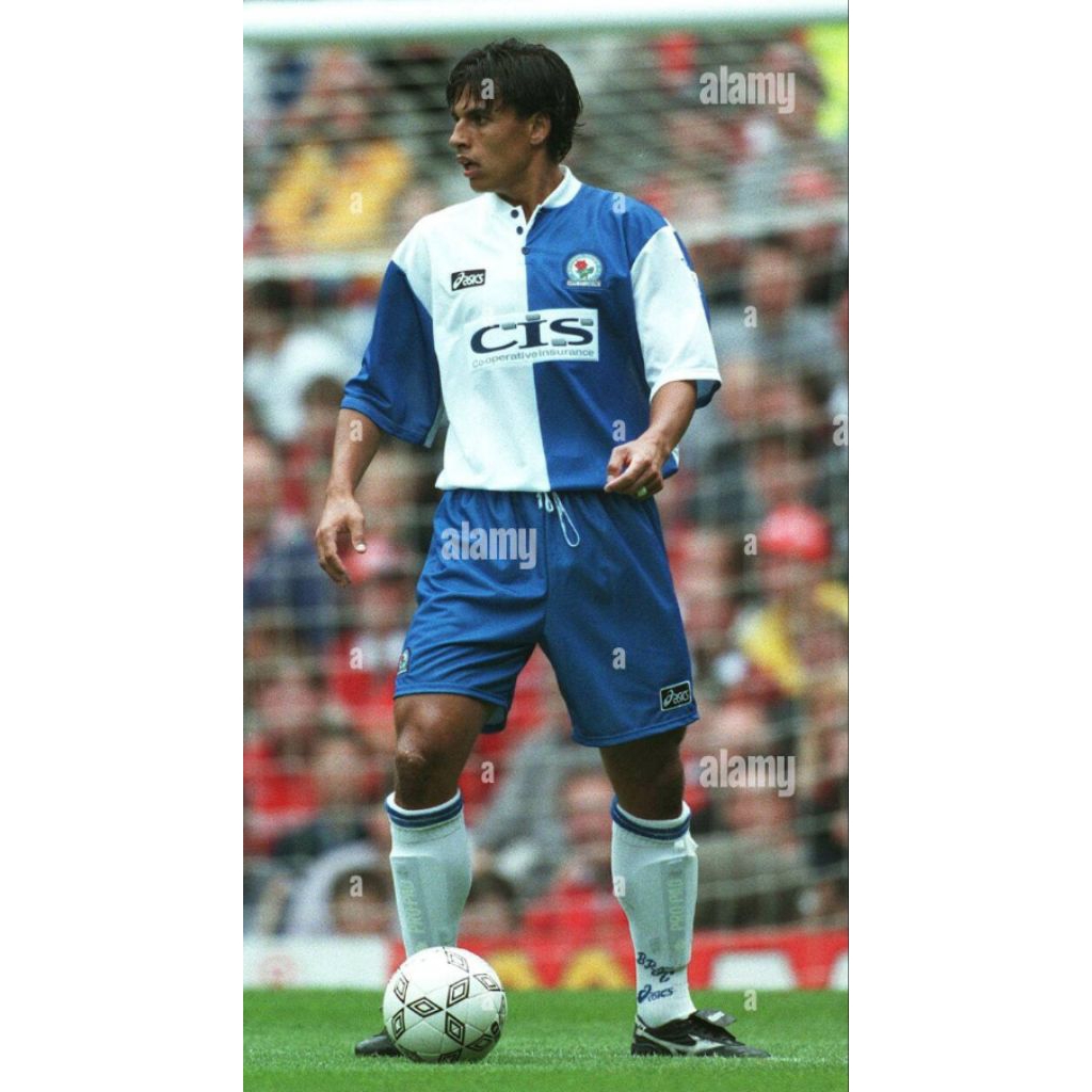 Blackburn Rovers Home 1996/97 jersey retro liga inggris