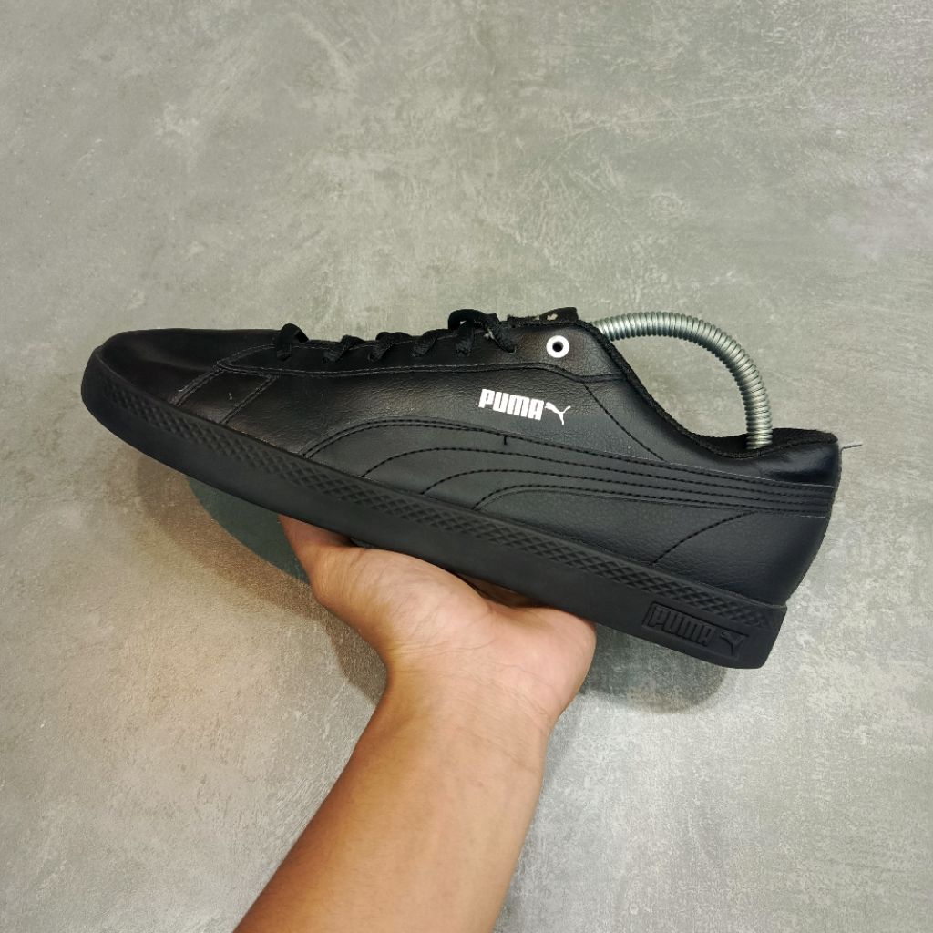 Puma Smash v2 Leather Full Black