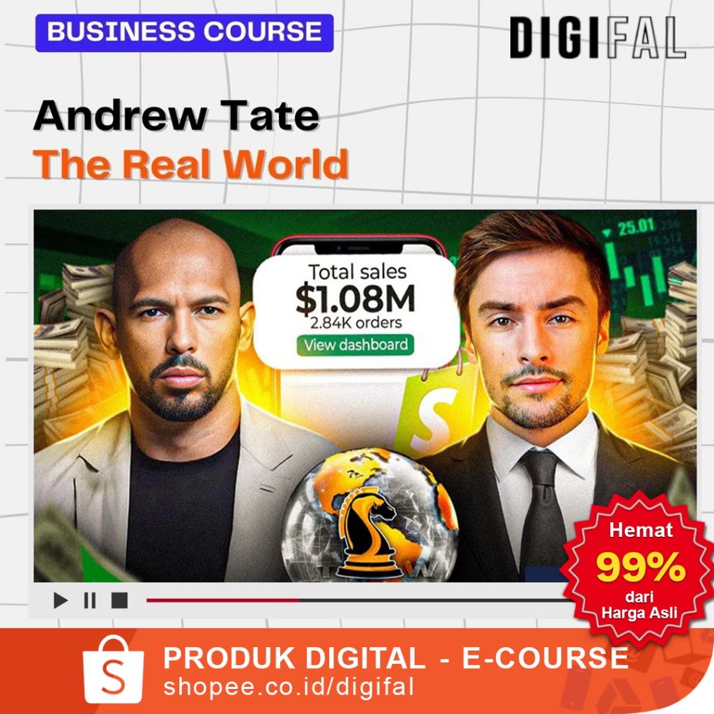 Course The Real World 4.0 - Video Bundle Lengkap by Andrew Tate