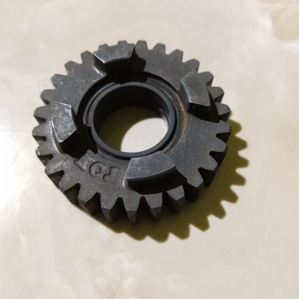 (Gigi 6 Rasio 27T Tiger) Gigi Gear Gir Ger Rasio 6 Primer Countershaft As Kopling 27T Original Honda