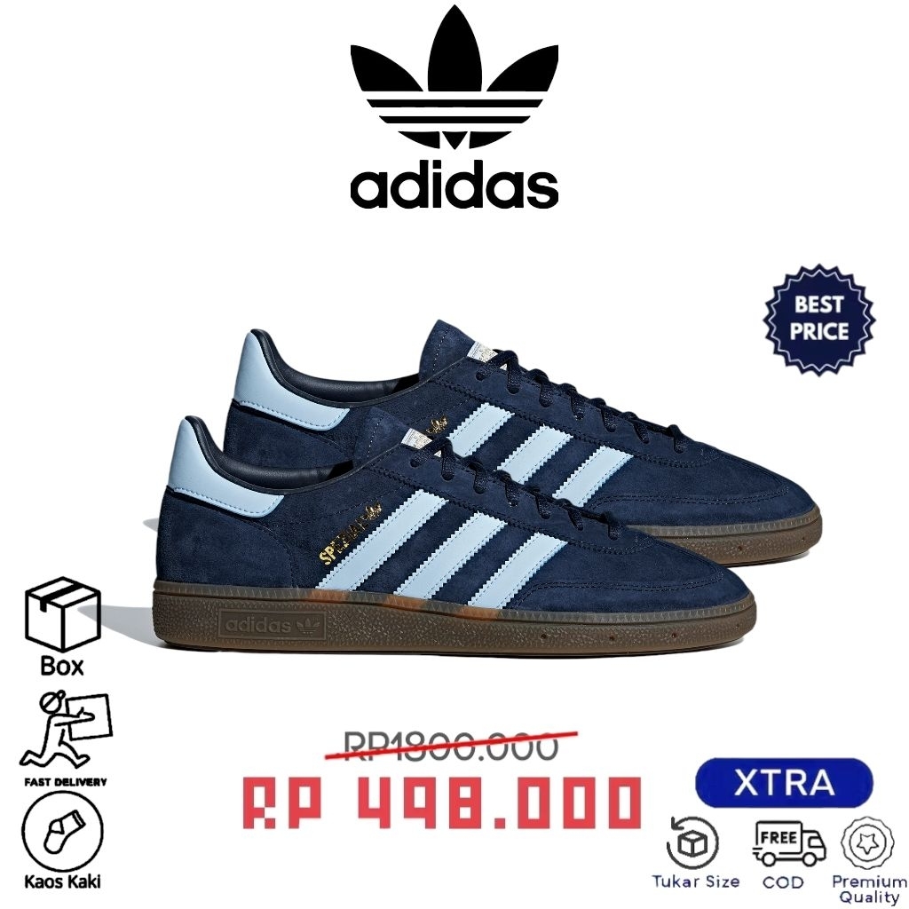 Gratis Kaos Kaki(COD) Sepatu Kasual A'dds Handball Spzl CW Argent Size 36-44 Kekinian Termurah Sepat